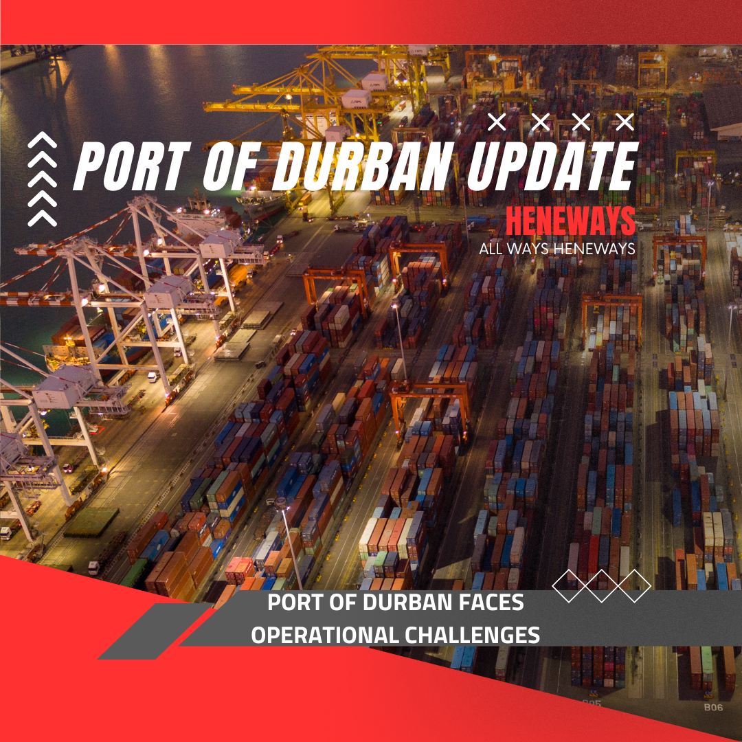 Port of Durban Update